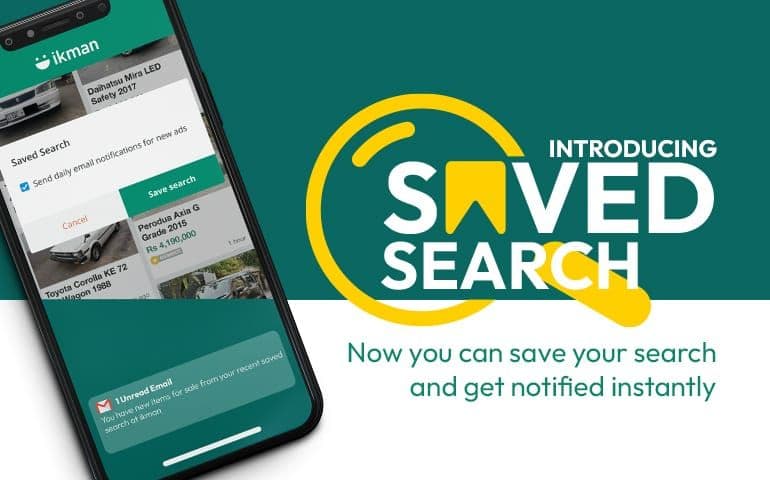 Introducing “Saved Search” on ikman