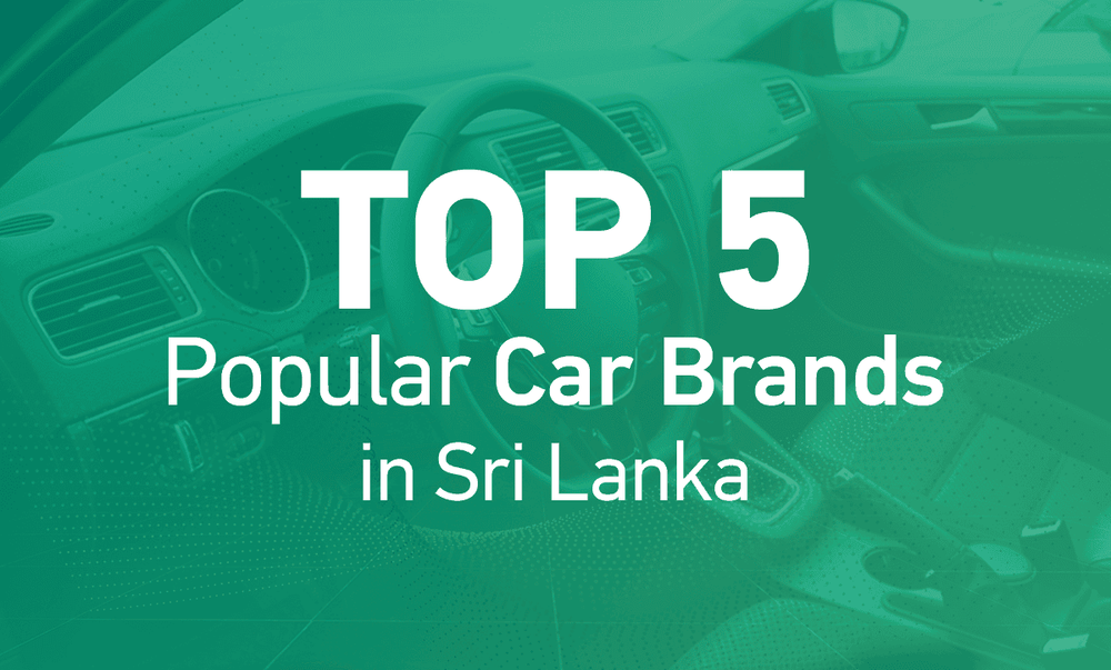 Top 5 popular car brands in Sri Lanka