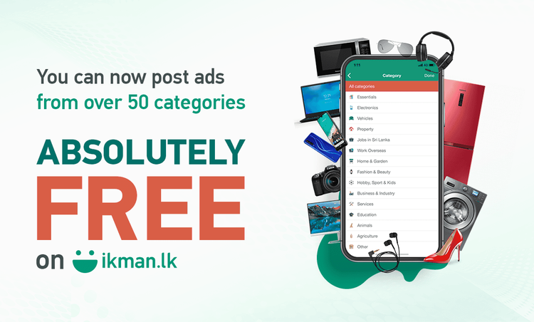 Post your ad absolutely FREE on ikman Marketplace!