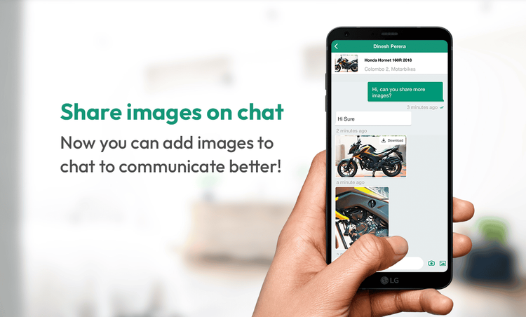 ikman introduces support for buyers and sellers to share images on chat