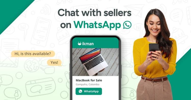 New on ikman : Chat Instantly via WhatsApp!